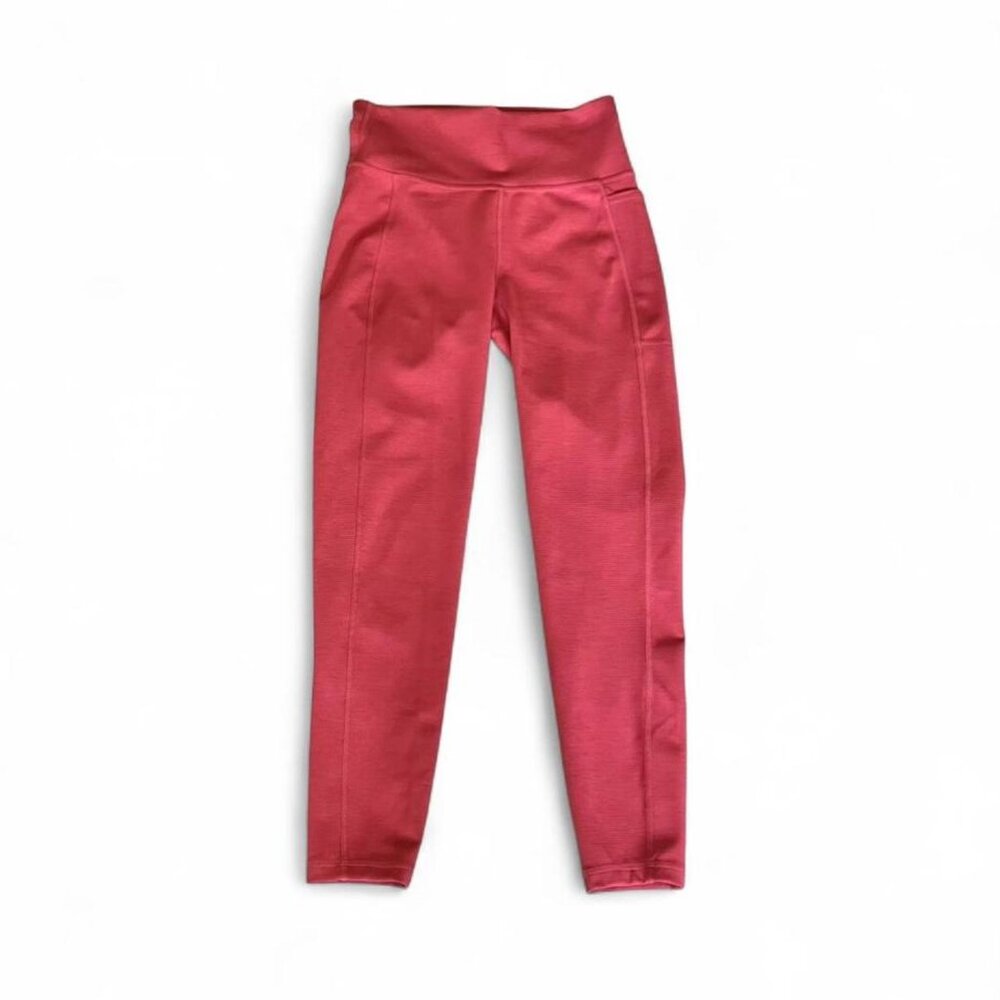 Sweaty Betty Super Sculpt High Waisted 7/8 Length Pink Yoga Workout Leggings